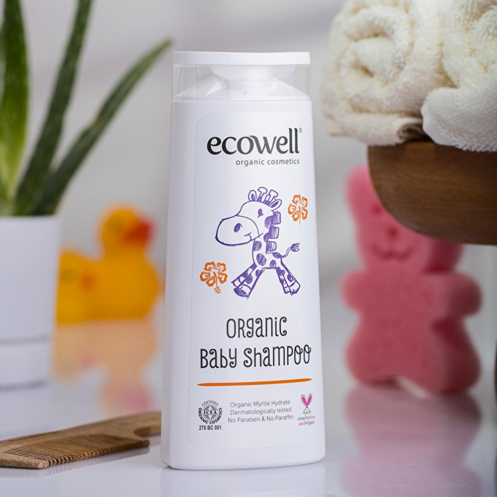 Ecowell Organic Baby Shampoo & Body Wash - Gentle, Paraben-Free, Vegan Certified - 10.14 fl oz - view 4