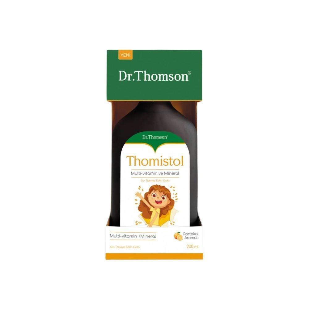 Dr. Thomson Thomistol Multivitamin and Mineral Supplement, Liquid Vitamins for Adults - 200ml, 6.76 fl oz Dr. Thomson Thomistol Multivitamin Supplement - Liquid Vitamins multivitamin, mineral supplement, dietary supplement, liquid vitamins, Dr. Thomson Thomistol, health supplements, nutritional supplements, vitamin and mineral combination, health-conscious individuals, preventive healthcare, nutritional gaps, wellness, adults, supplements for energy, immune system support