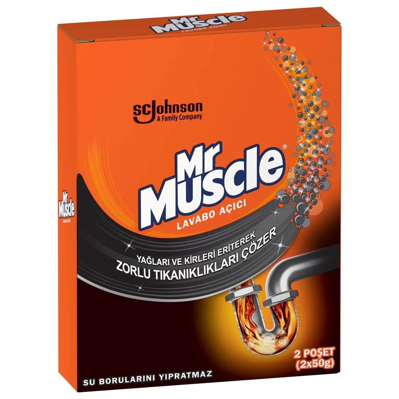 Mr Muscle Sink Drain Opener Granules for Clogs 140g