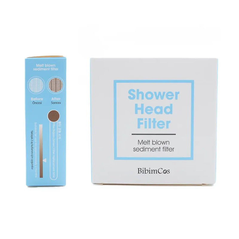 Bibimcos Shower Head Filter Replacement for Clean Water 1pc