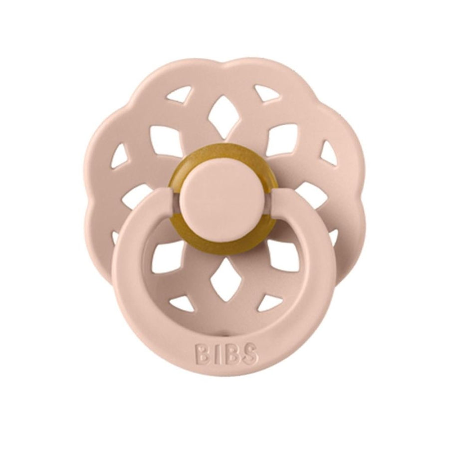 Bibs Boheme Rubber Pacifier Blush Size 2 6-18 Months