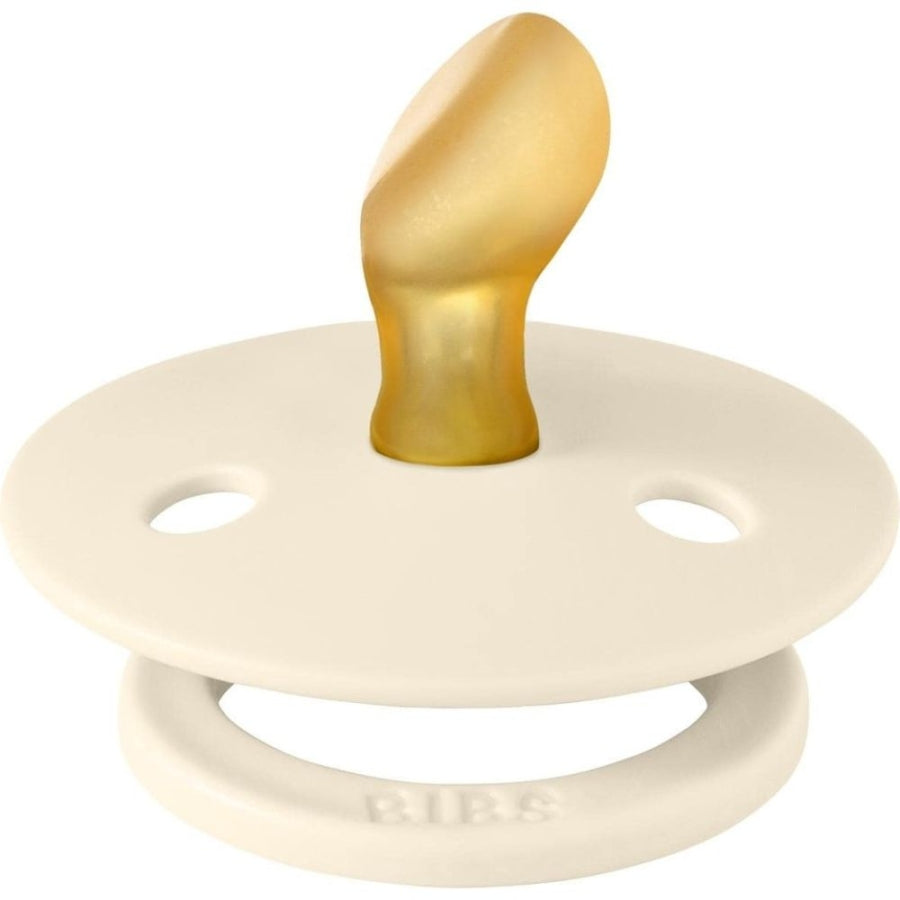 Bibs Colour Anatomical Rubber Pacifier Ivory 0-36 Months