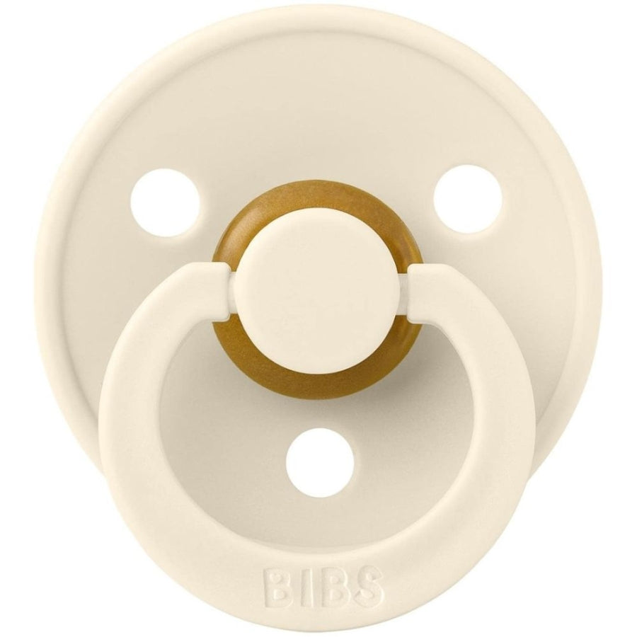Bibs Colour Anatomical Rubber Pacifier Ivory 0-36 Months