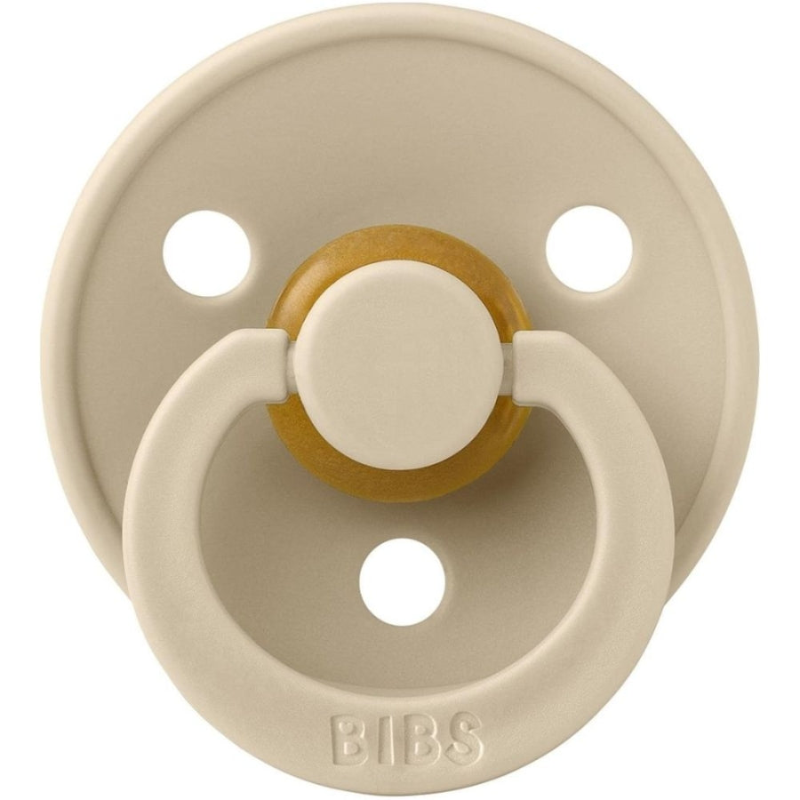 Bibs Colour Anatomical Rubber Pacifier Vanilla 0-6 Months