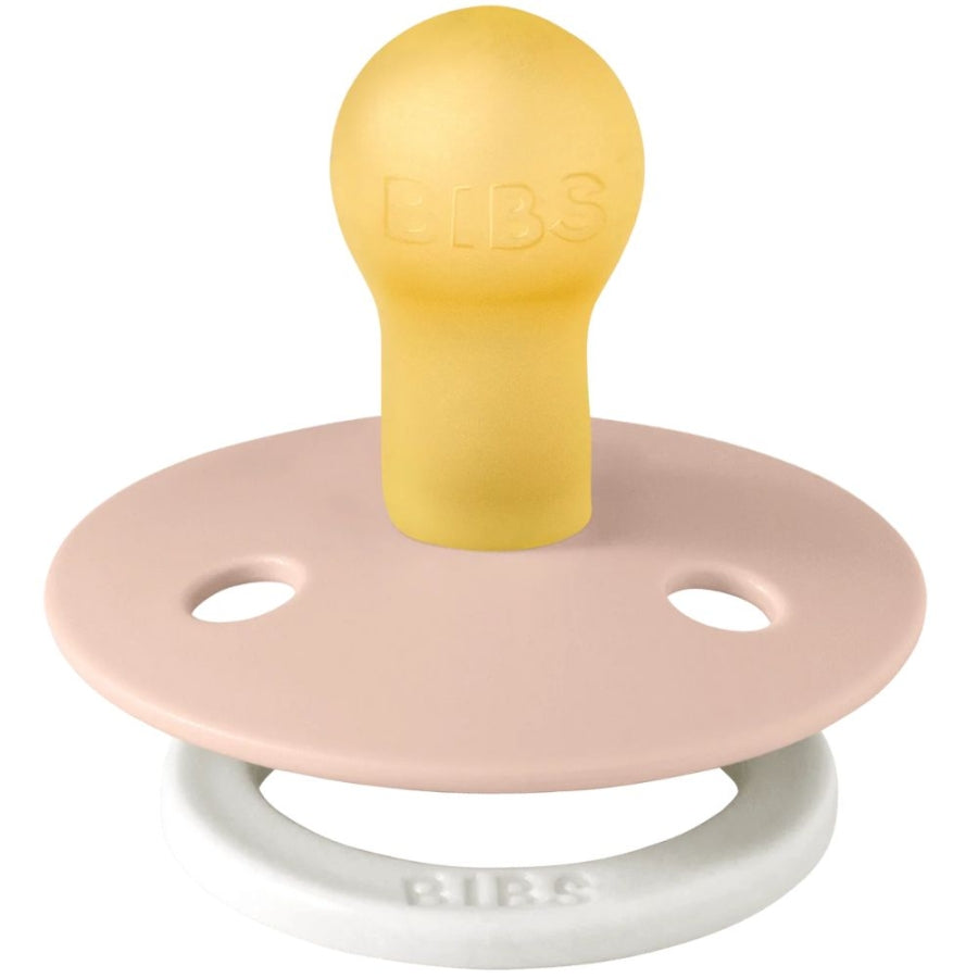 Bibs Colour Natural Rubber Pacifier for 0-6 Months Blush Night 1pc
