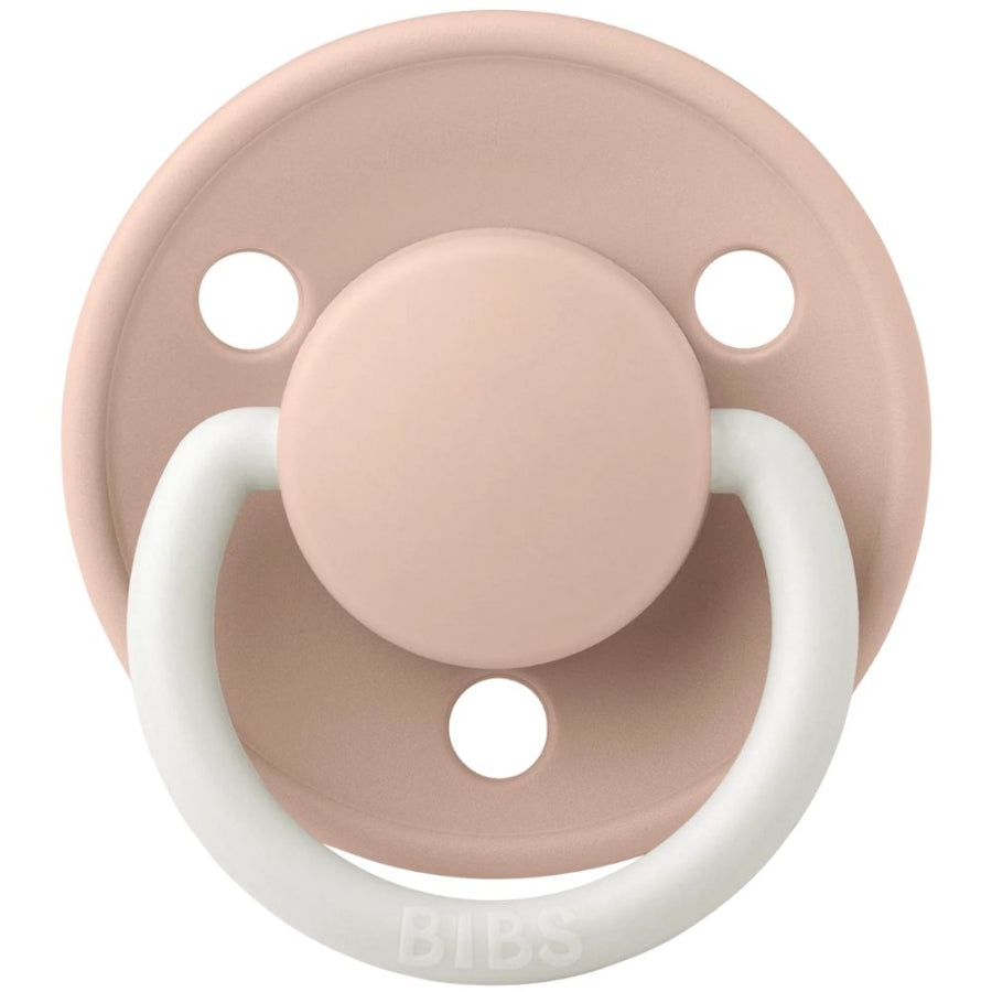 Bibs Colour Natural Rubber Pacifier for 0-6 Months Blush Night 1pc