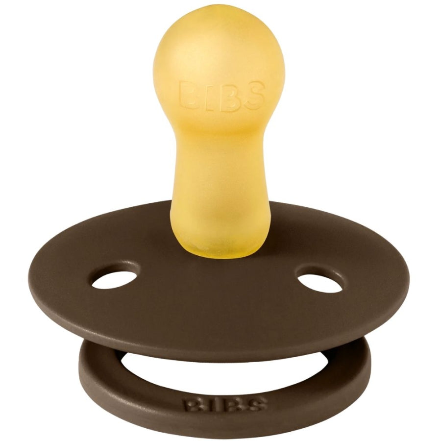 Bibs Colour Natural Rubber Pacifier Mocha 0-6 Months