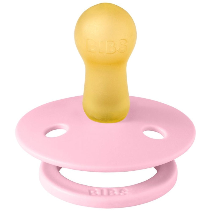 Bibs Colour Natural Rubber Pacifier Baby Pink 6-18 Months