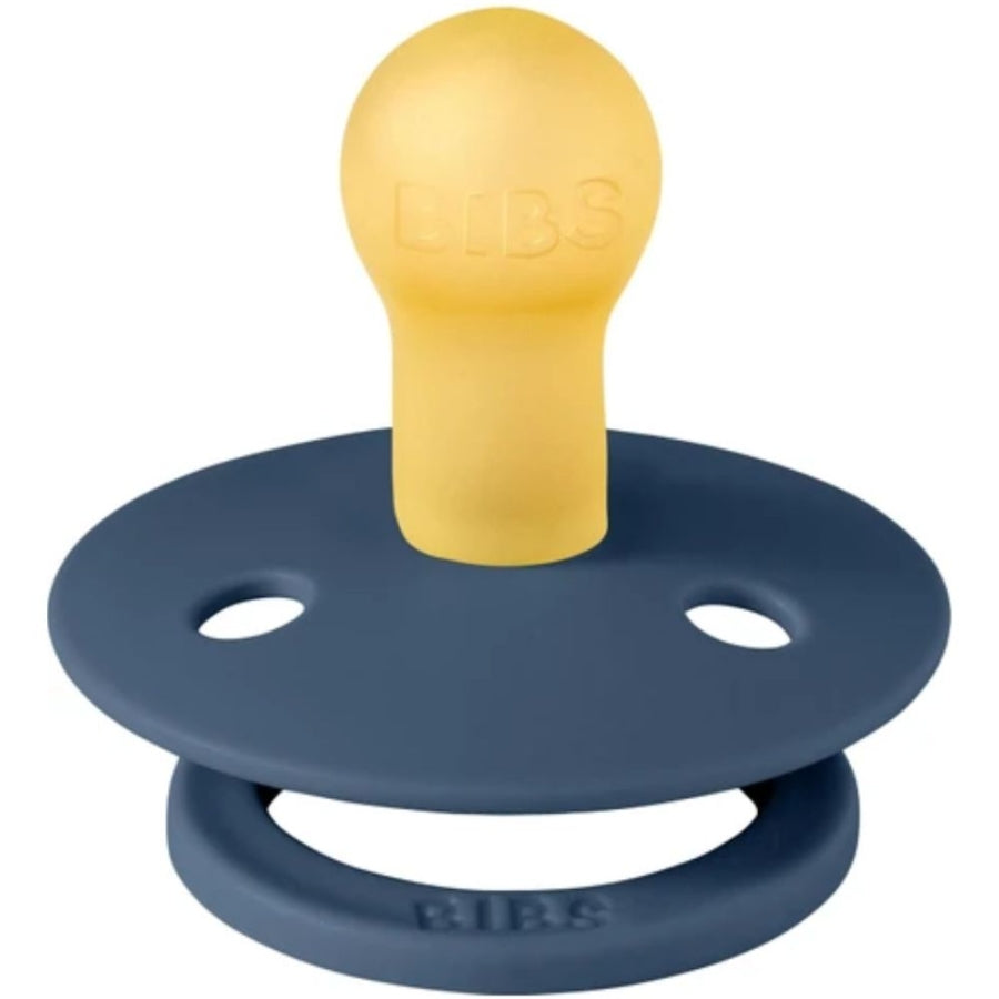 Bibs Colour Latex Pacifier for 0-6 Months Steel Blue 1 Pack