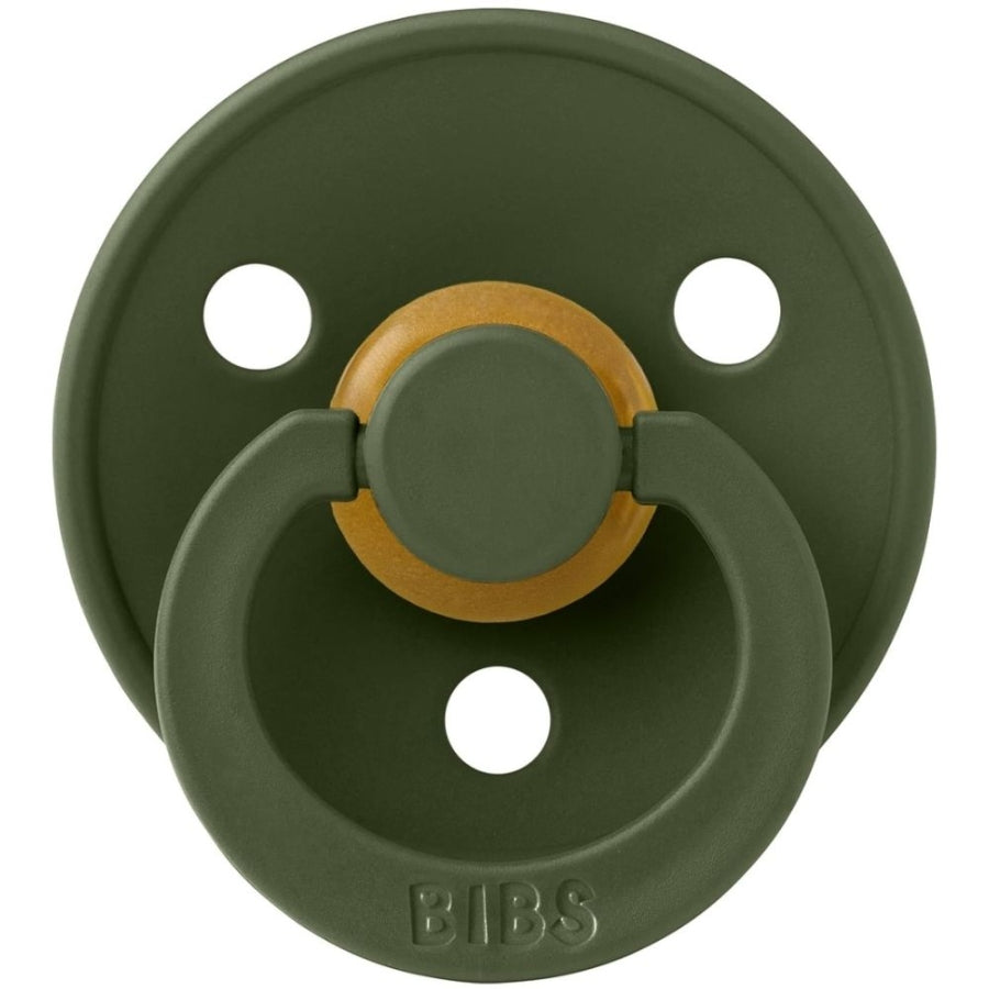 Bibs Colour Rubber Pacifier for Toddlers Hunter Green 18+ Months
