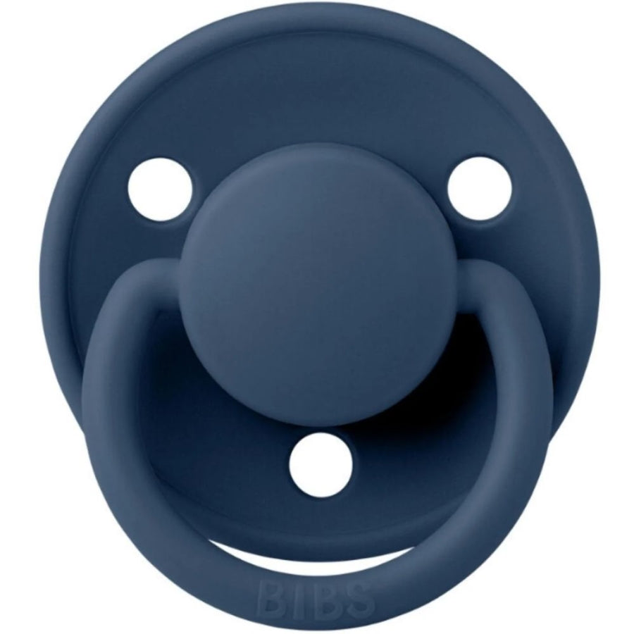 Bibs Colour Rubber Pacifier Steel Blue 6-18 Months 1pc
