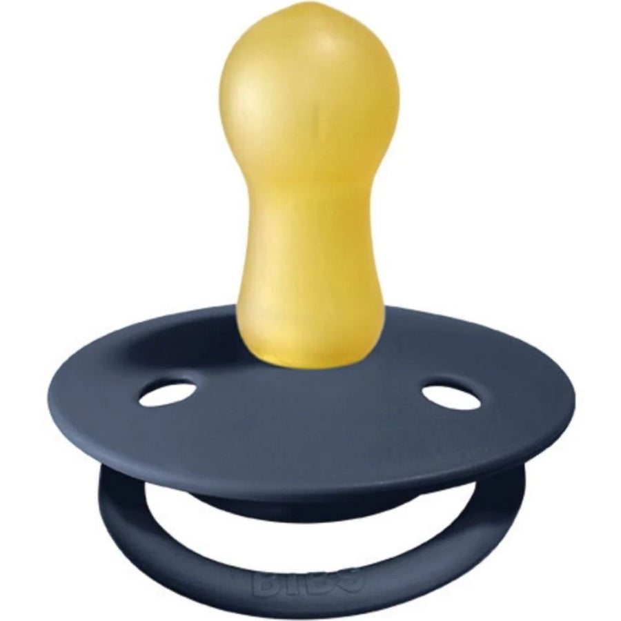 Bibs Colour Rubber Pacifier Steel Blue 6-18 Months 1pc