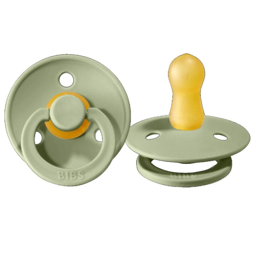 Bibs Colour Rubber Pacifier Sage Size 1 for 0-6 Months