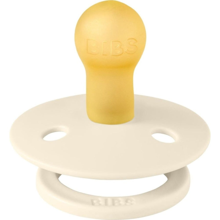 Bibs Colour Studio Rubber Pacifier Ivory Vanilla 0-6 Months