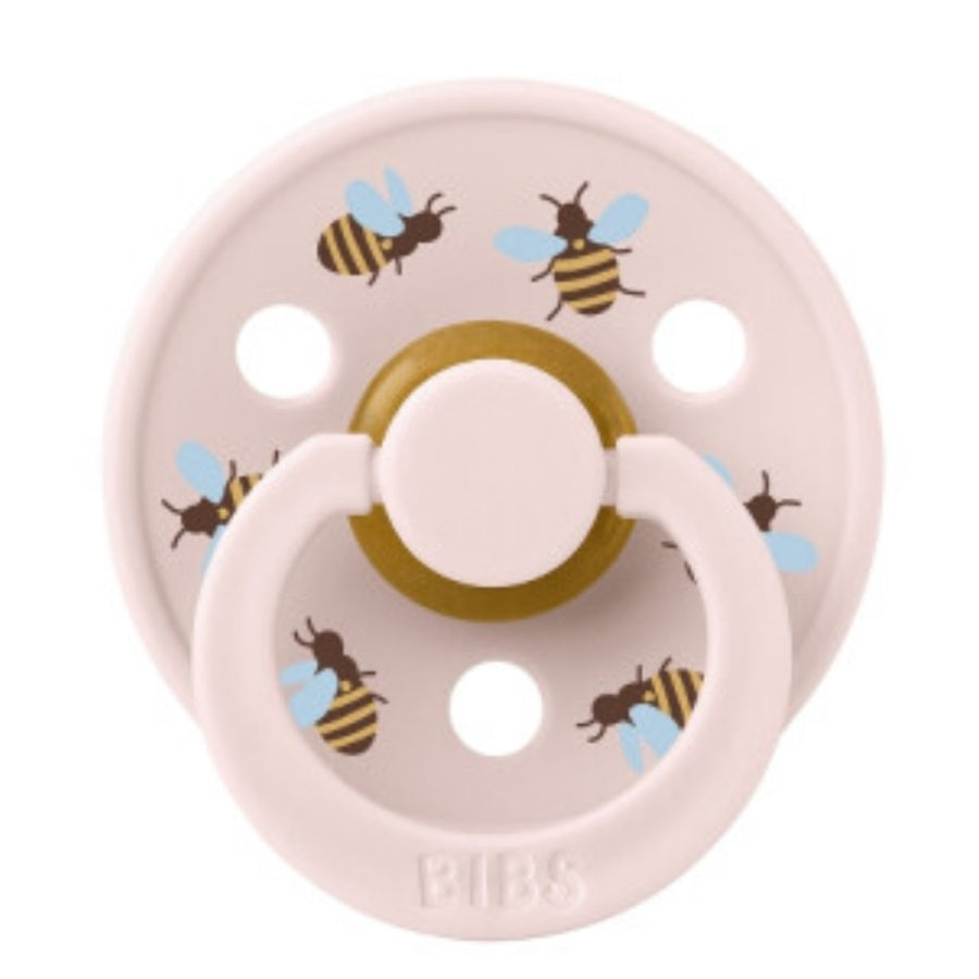 Bibs Studio Colour Bumblebee Friends Rubber Pacifier Petal No:1 0-6m
