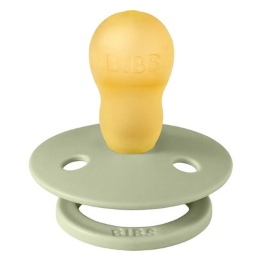 Bibs Studio Colour Bumblebee Friends Rubber Pacifier Sage 0-6M