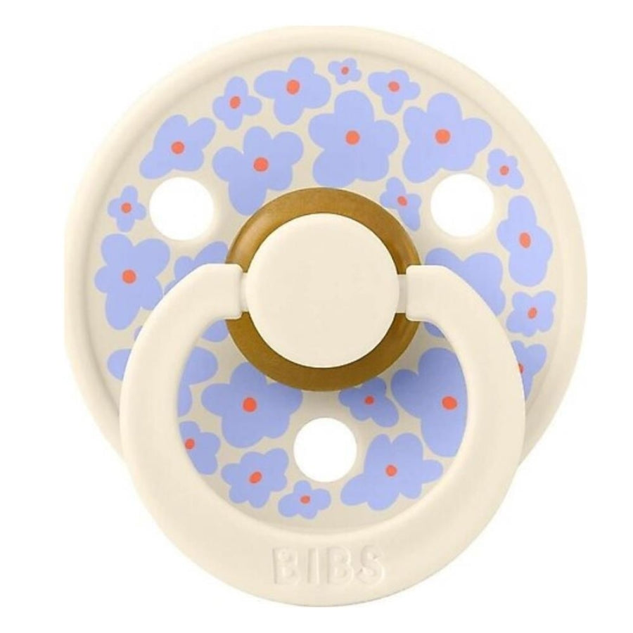 Bibs Studio Colour Jasmine Field Pacifier Ivory 0-6 Months