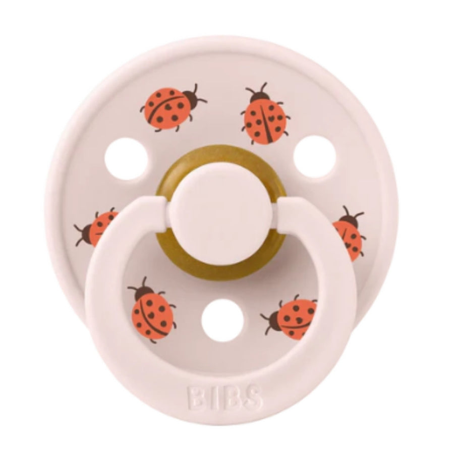 Bibs Studio Colour Ladybug Friends Pacifier Petal Size 2 6-18 Months