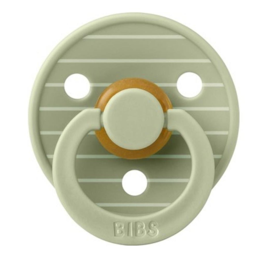 Bibs Studio Colour Pin Rubber Pacifier Sage 0-6 Months