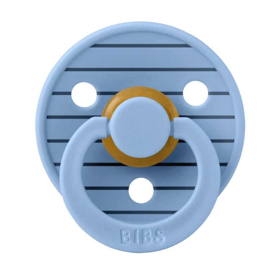 Bibs Studio Colour Pin Rubber Pacifier Sky Blue 0-6 Months