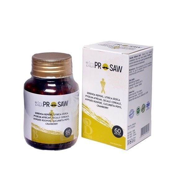 Biex Prosaw Saw Palmetto Dietary Supplement 60 Capsules