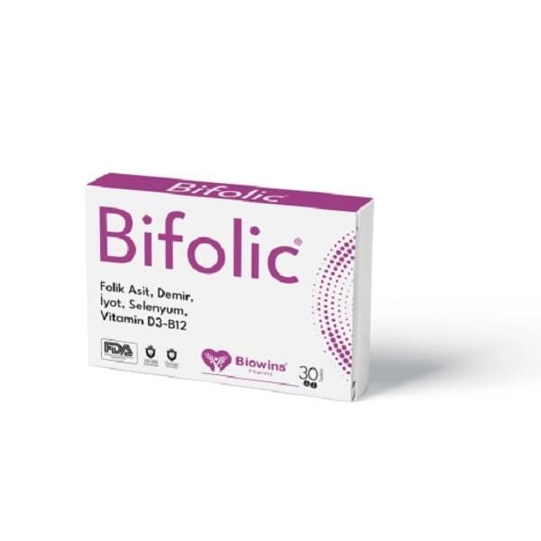 Biowins Pharma Bifolic Multivitamin with Folic Acid 30 Tablets