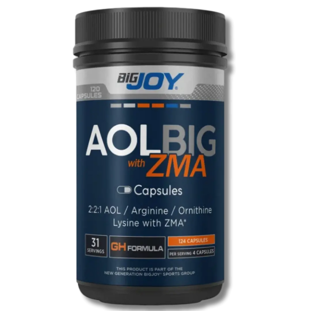 Bigjoy Sports AOL Big ZMA Muscle Support Formula 124 Capsules