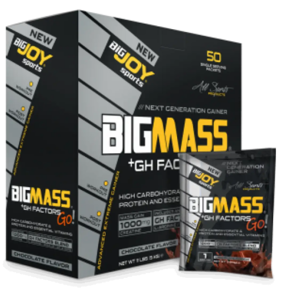 Bigjoy Sports Big Mass +GH Factors Weight Gainer 50 Sachets