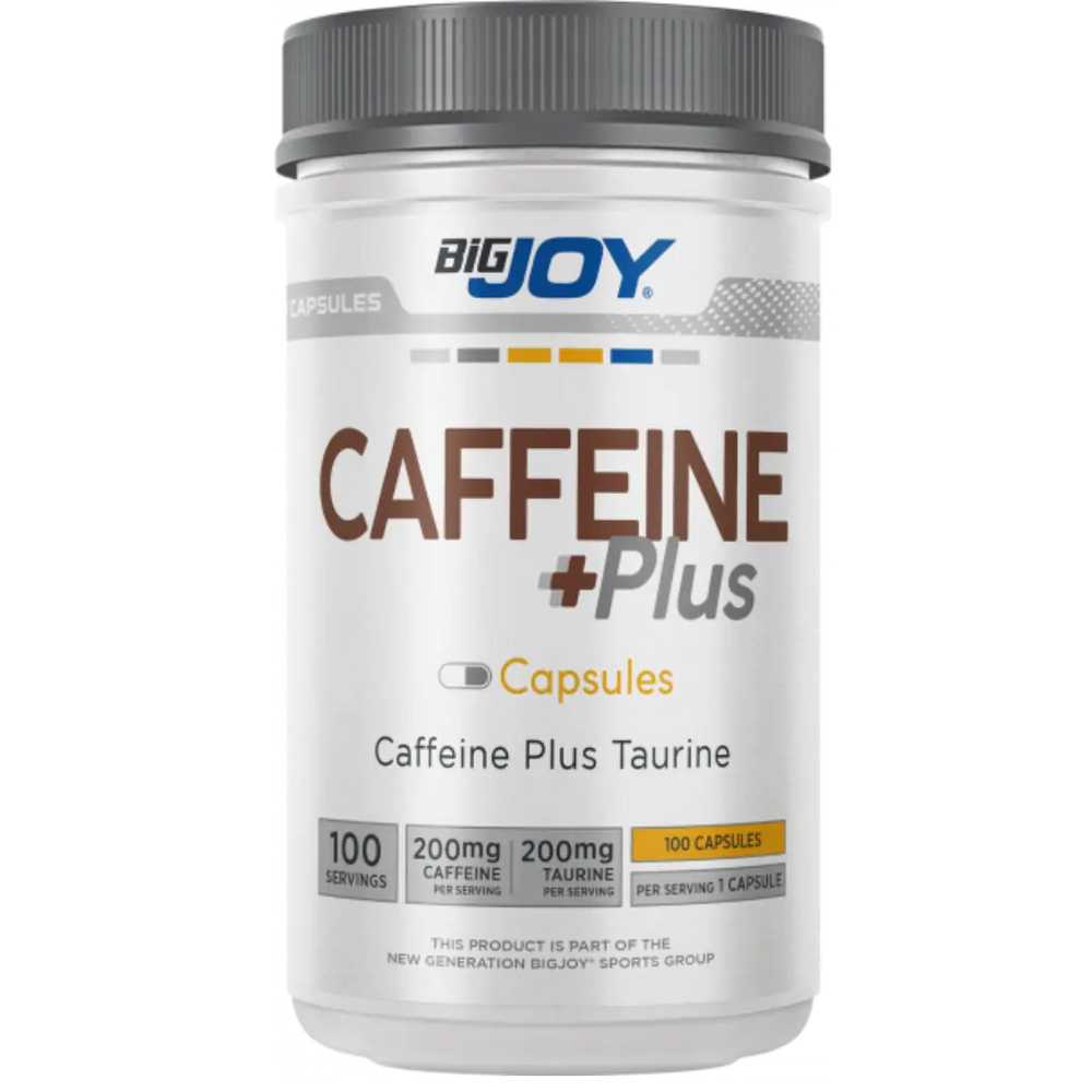 BigJoy Sports Caffeine Plus Taurine Energy Support 100 Capsules