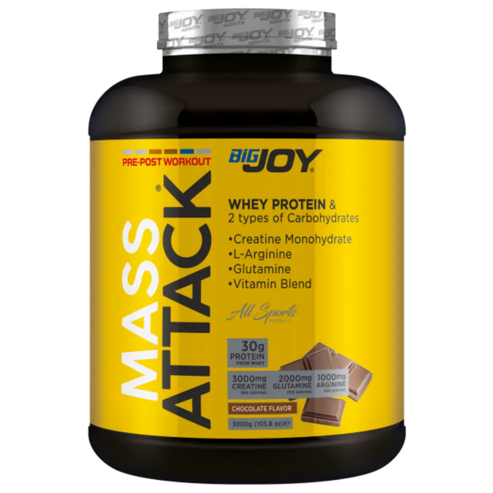 Bigjoy Sports Mass Attack High Calorie Gainer Powder 3000g