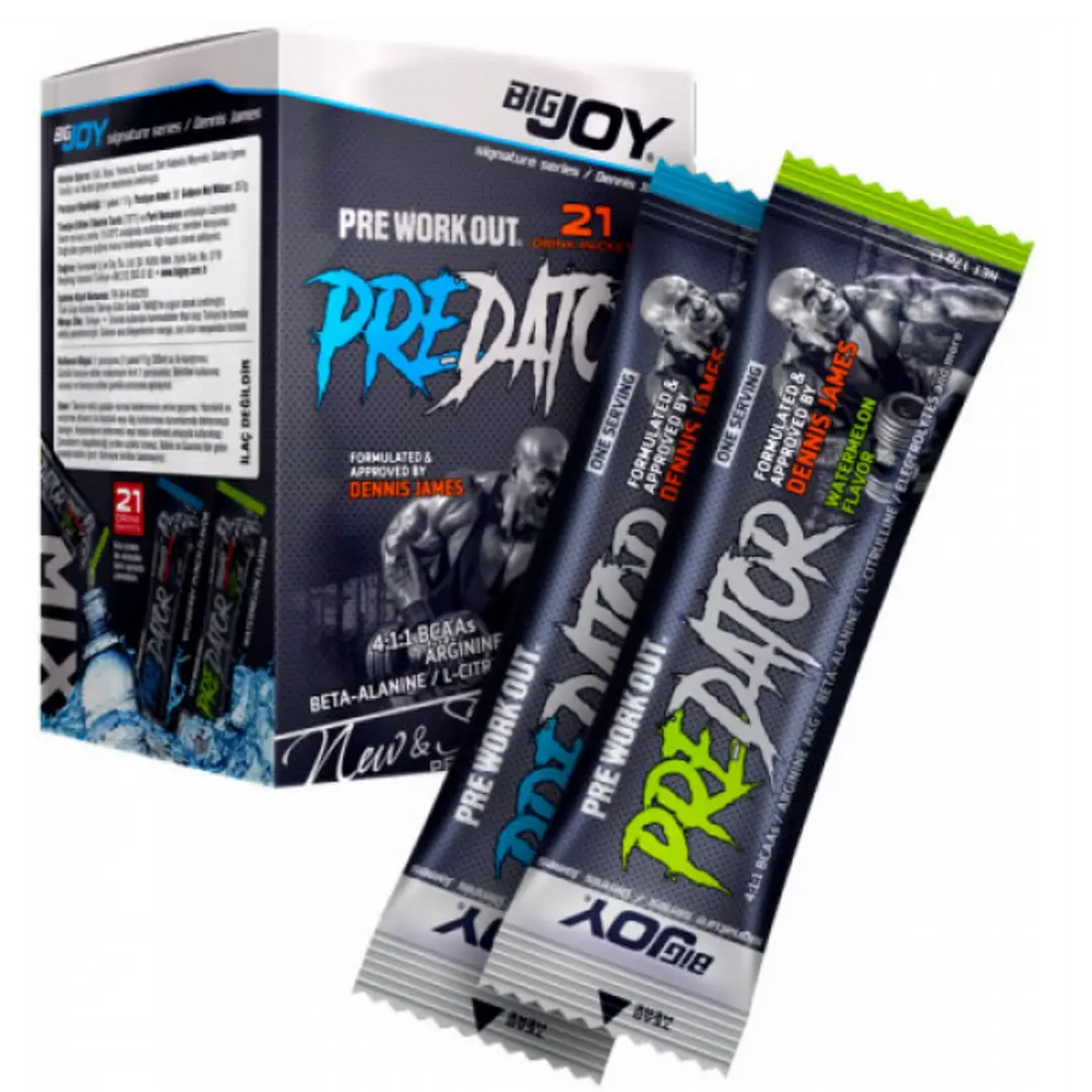 Bigjoy Sports Pre-Dator Go! Pre-Workout Supplement 21 Sachets