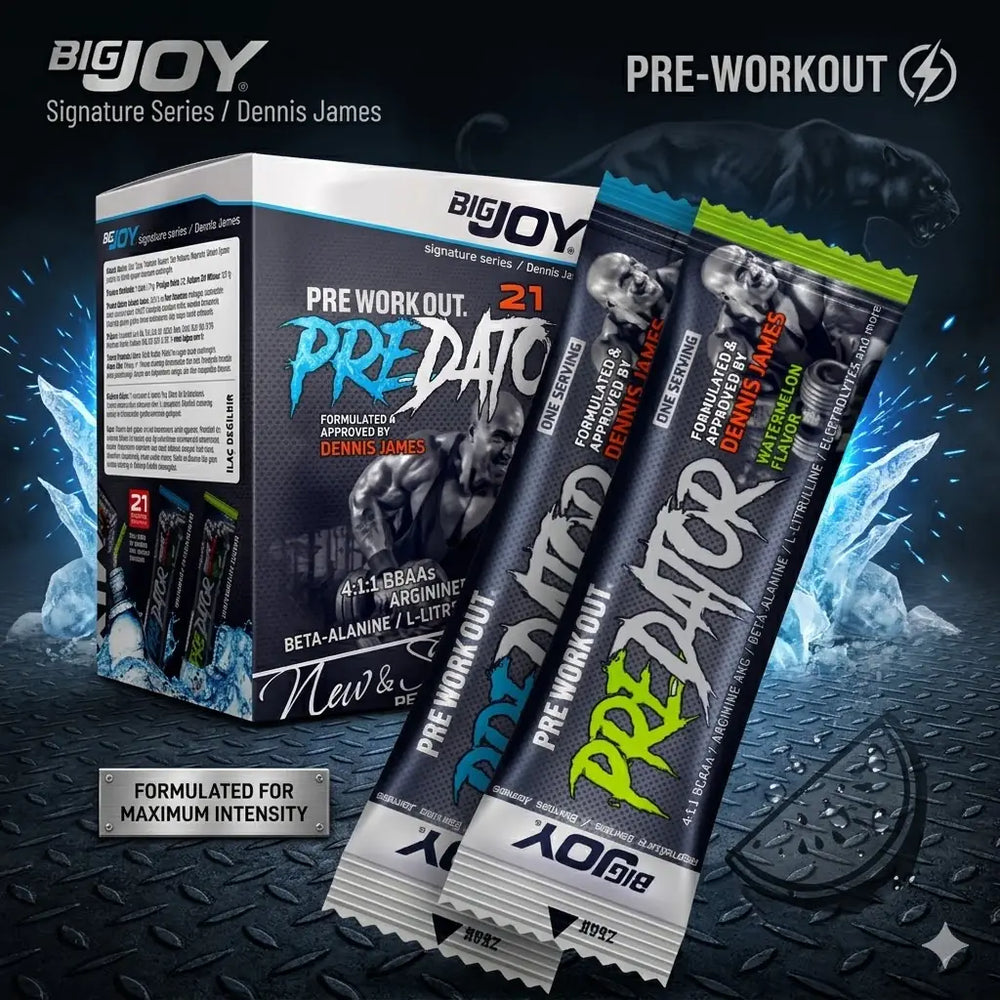 Bigjoy Sports Pre-Dator Go! Pre-Workout Supplement 21 Sachets