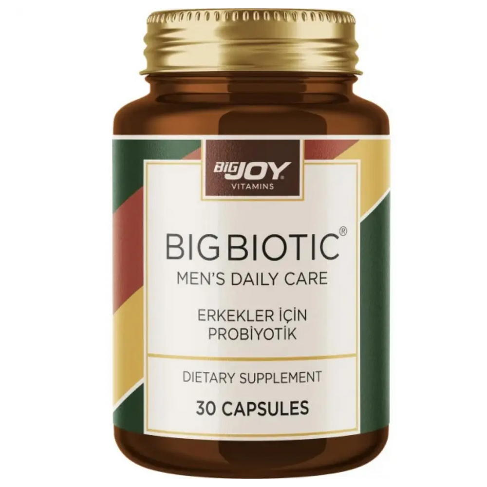 Bigjoy Vitamins Mens Bigbiotic Probiotic Support 30 Capsules