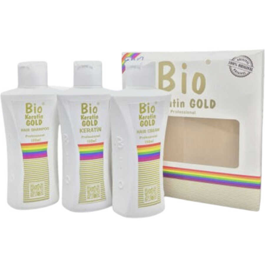Bio Gold Keratin Mini Set Smoothing Hair Treatment 150 ml