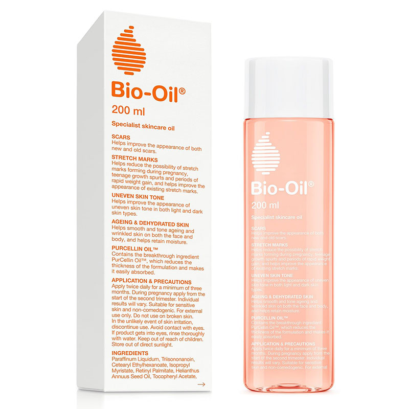 Bio-Oil Anti Stretch Mark & Moisturizing Skin Care Oil 200 ml - Moisturizing Skin Care Oil