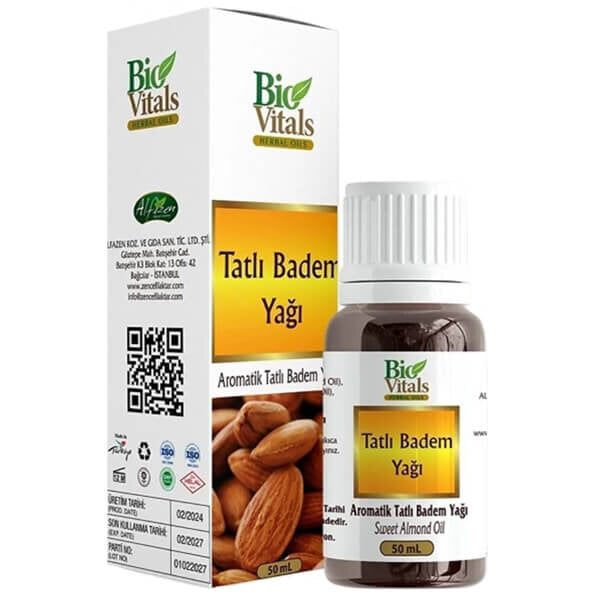 Bio Vitals Sweet Almond Oil for Hair & Skin 50 ml