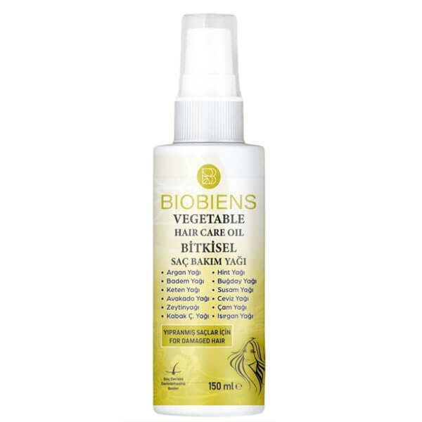 Biobiens Herbal Hair Care Oil Spray for Shine and Softness 150 ml