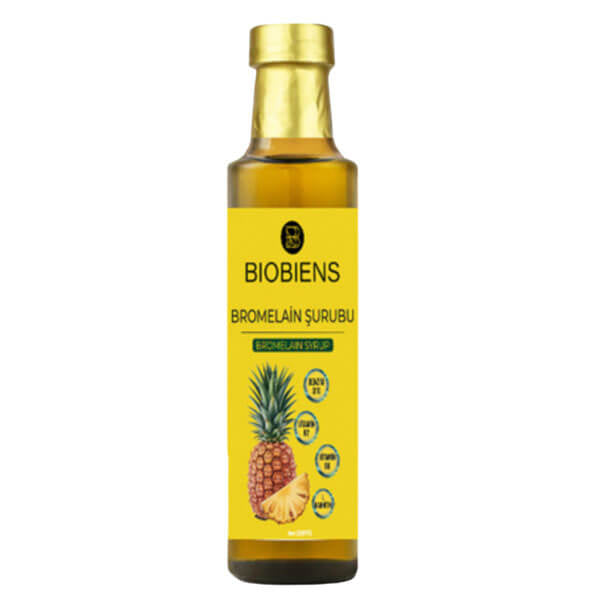 Biobiens Bromelain Syrup Pineapple Enzyme Supplement 250 ml