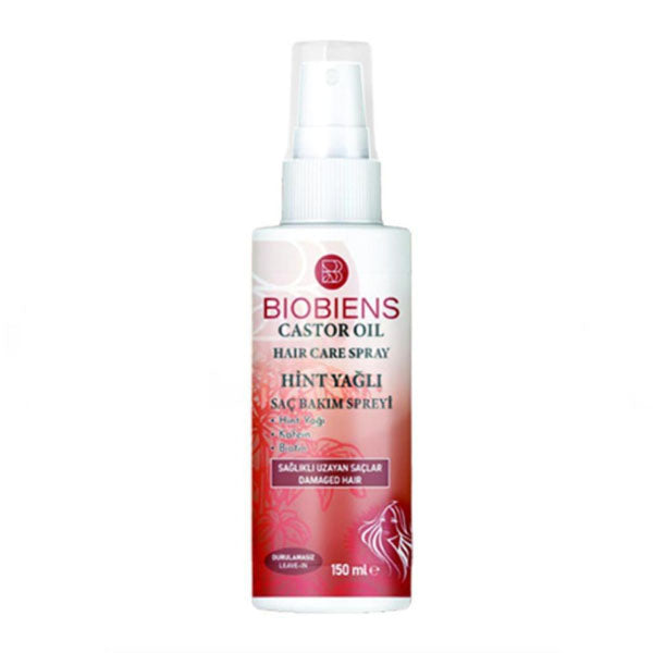 Biobiens Castor Oil Hair Care Spray for Strength & Shine 150 ml