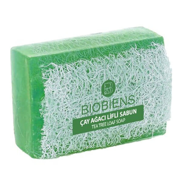 Biobiens Tea Tree Fiber Soap Exfoliating Cleanser 100g