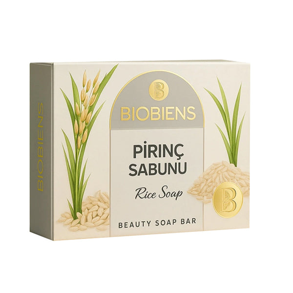 Biobiens Rice Fiber Soap Exfoliating Cleansing Bar 110g