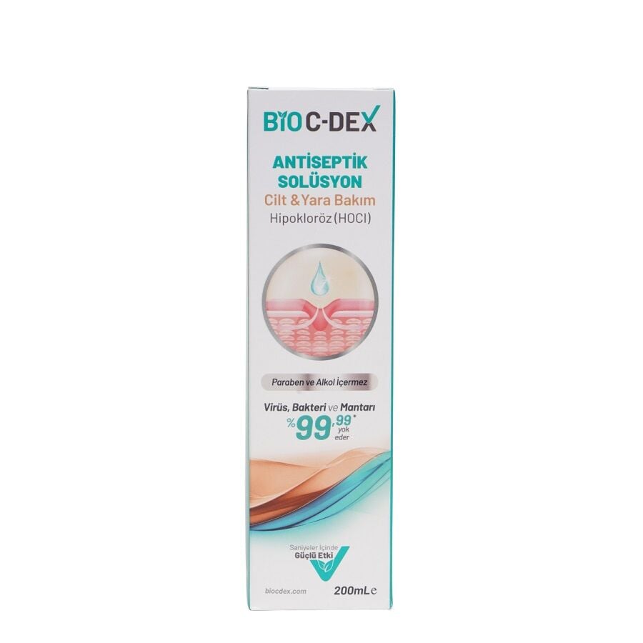 Bioc-Dex Antiseptic Solution Alcohol-Free Hygiene Spray 200 ml