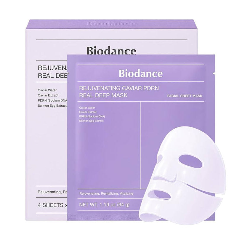 Biodance Rejuvenating Caviar PDRN Real Deep Mask 4-Pack