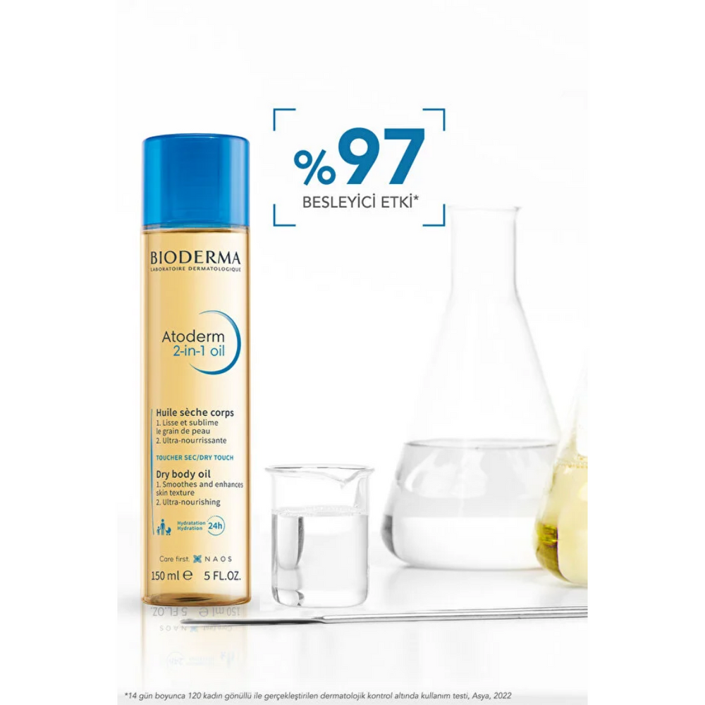 Bioderma Atoderm 2 in 1 Body Oil 150 ml and Shower Oil 100 ml Body Care Set