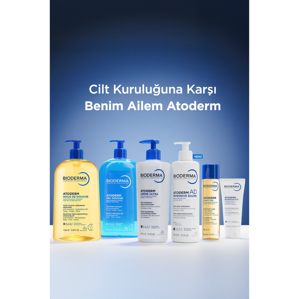 Bioderma Atoderm 2 in 1 Body Oil 150 ml and Shower Oil 100 ml Body Care Set