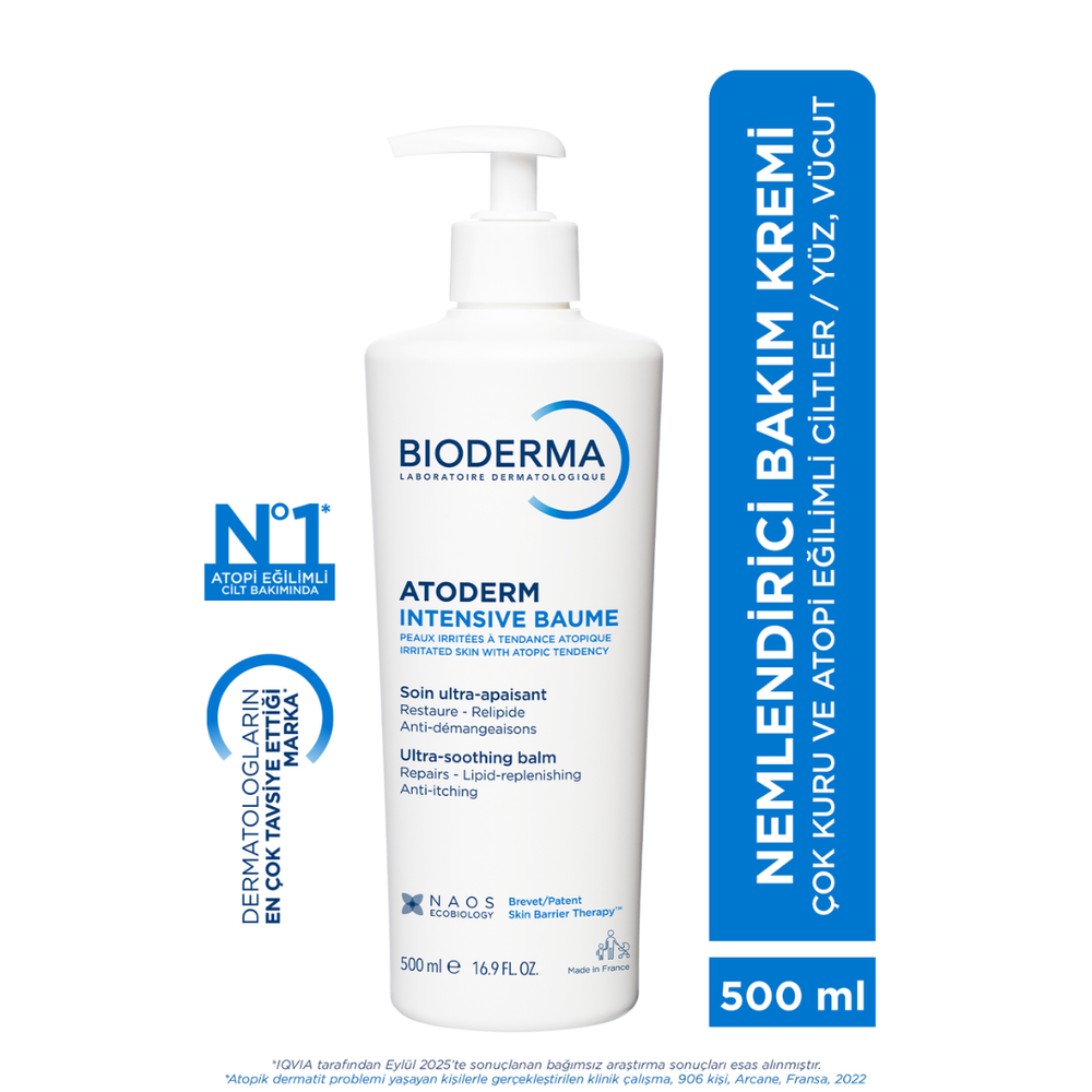 Bioderma Atoderm Shower Oil & Intensive Baume Set 1L + 500ml