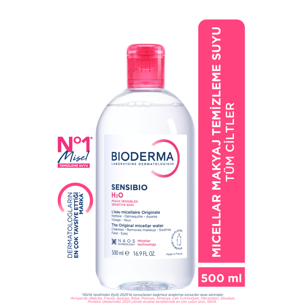 Bioderma Atoderm Cream & Sensibio Micellar Water Set 2x500ml