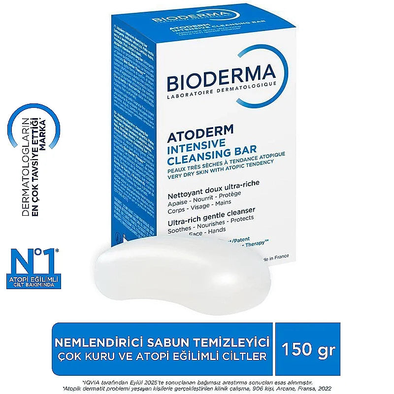 Bioderma Atoderm Pain Cleansing Bar for Dry Skin 150g