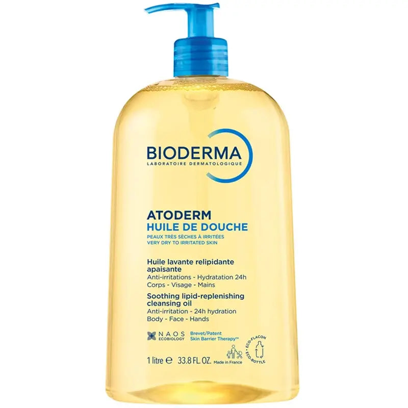 Bioderma Atoderm Shower Oil Hydrating Cleanser 1L
