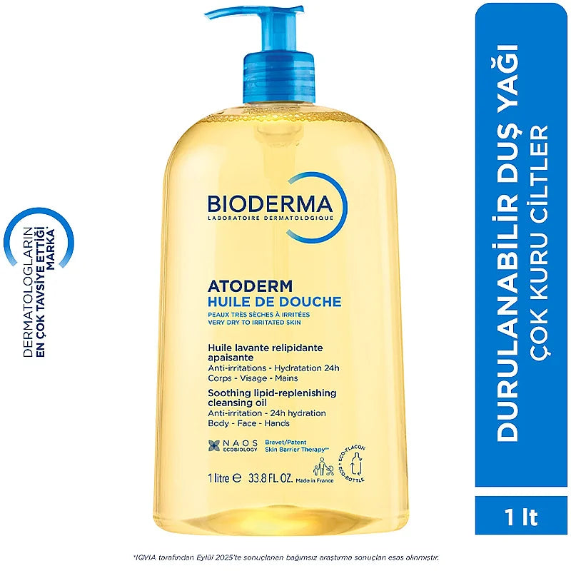 Bioderma Atoderm Shower Oil Hydrating Cleanser 1L